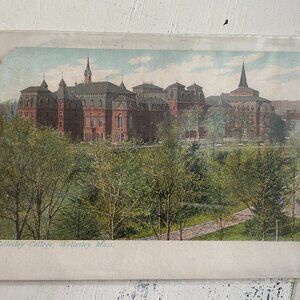 Antique Wellesley College postcard